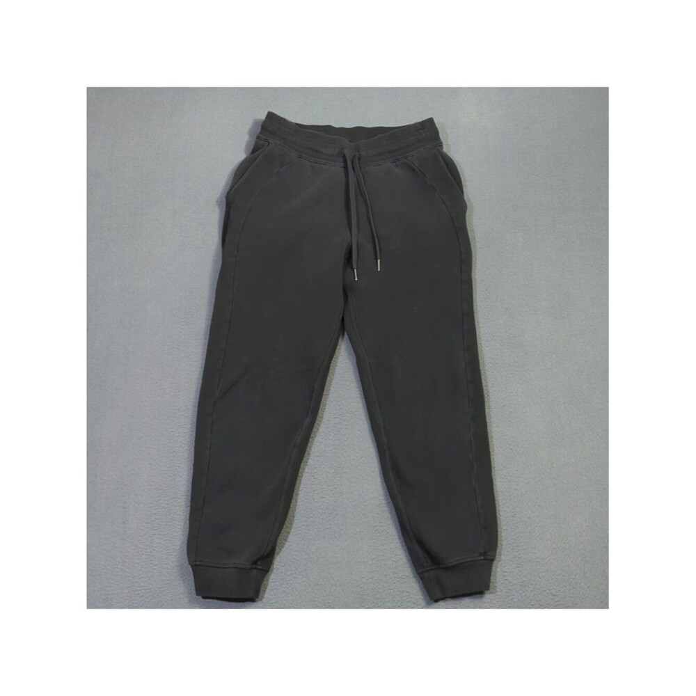 Lululemon Pants Women's 6 Black Scuba High Rise Jogger Fleece Athleisure